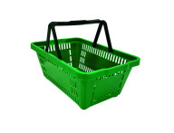 Cesta Plástica para Compras 13L com Alça – Supermercado e Comércio